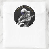 Sticker Rond Bande SHERMANATOR (Sac)