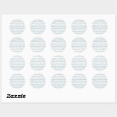 Sticker Rond Bandes et Pois (Feuille)
