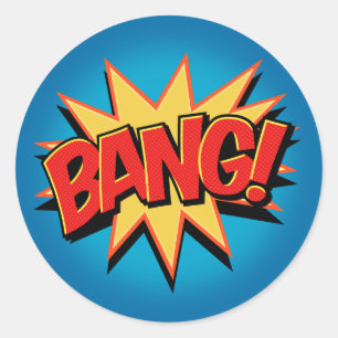 Sticker Rond Bang !