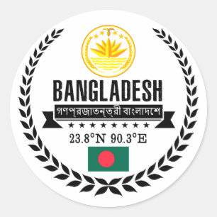 Sticker Rond Bangladesh