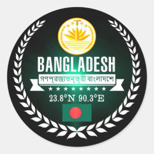 Sticker Rond Bangladesh