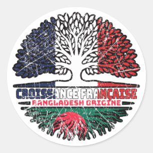 Sticker Rond Bangladesh Français Français Français Français Fra