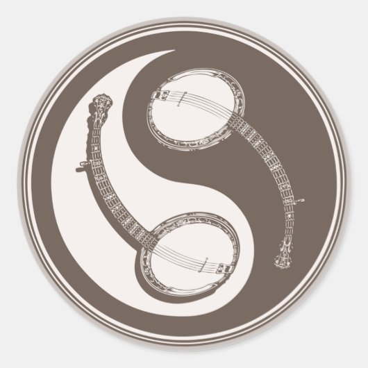 Sticker Rond Banjo Yang (Devant)