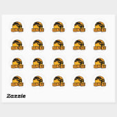 Sticker Rond Banzai (Feuille)