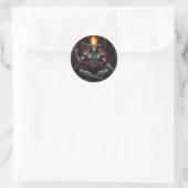 Sticker Rond Baphomet Ascendant: Dark Wisdom (Sac)