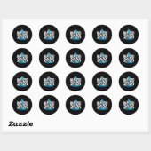 Sticker Rond Baptisé 2026 (Feuille)