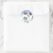 Sticker Rond Baptism of Christ (Sac)