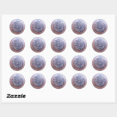 Sticker Rond Bar Mitzvah (Feuille)