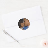 Sticker Rond Barack Obama (Enveloppe)