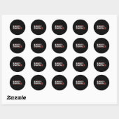Sticker Rond Barack Obama 2028 (Feuille)