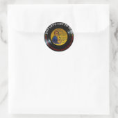 STICKER ROND BARACK OBAMA INAUGURATION VINYL (Sac)