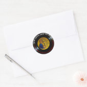 STICKER ROND BARACK OBAMA INAUGURATION VINYL (Enveloppe)