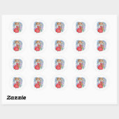 Sticker Rond Barbara Strozzi (Feuille)