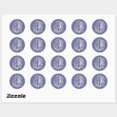 Sticker Rond barbare (Feuille)