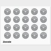 Sticker Rond Barbell Plate - Avez-Vous Même Soulevé? (Feuille)