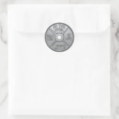 Sticker Rond Barbell Plate - Avez-Vous Même Soulevé? (Sac)
