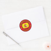 Sticker Rond Barcelone Espagne (Enveloppe)