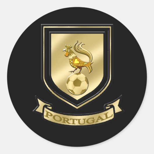 Sticker Rond Barcelos Brasão De Portugal (Devant)