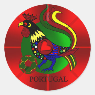 Sticker Rond Barcelos Futebol - Por Tugas de Portugal
