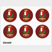 Sticker Rond Bari (Feuille)