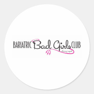 Sticker Rond Bariatric Bad Girls Club Logo Schtuff