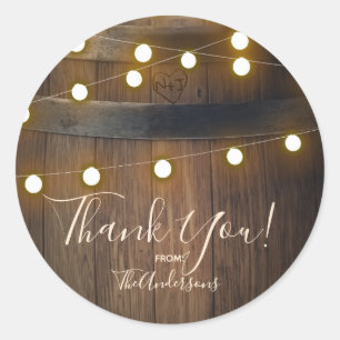 Sticker Rond Baril en Bois Sculpté de Coeur Lumineux Cadeau Rus