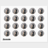 Sticker Rond Barking (Feuille)