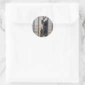 Sticker Rond Barking (Sac)