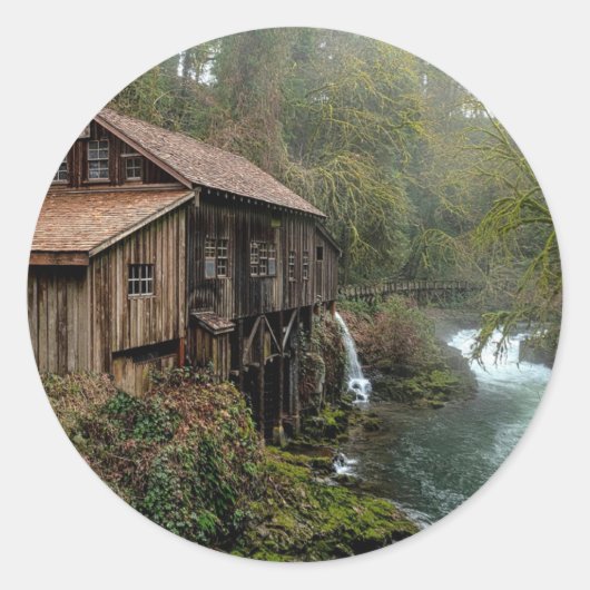 Sticker Rond Barn (Devant)