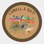 Sticker Rond Barn Hunt (Devant)