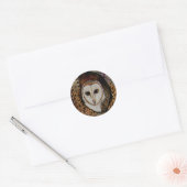 Sticker Rond Barn Owl (Enveloppe)