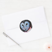 Sticker Rond Barn Owl Art (Enveloppe)