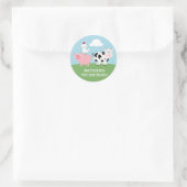 Sticker Rond Barnyard Bash (Sac)