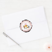 Sticker Rond Barnyard Farm Anniversaire Fête Favoriser Balise S (Enveloppe)