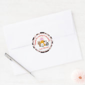 Sticker Rond Barnyard Farm Anniversaire Fête Favoriser Balise S (Enveloppe)
