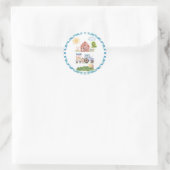 Sticker Rond Barnyard Fun 1er Anniversaire (Sac)