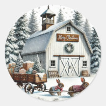 Barnyard, Lapins tirant chariot avec cadeaux, Hive