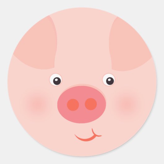 Sticker Rond Barnyard Piggy (Devant)