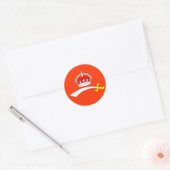 Sticker Rond Baroda, Inde (Enveloppe)