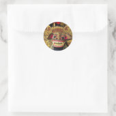 Sticker Rond Barong balinais 2 (Sac)
