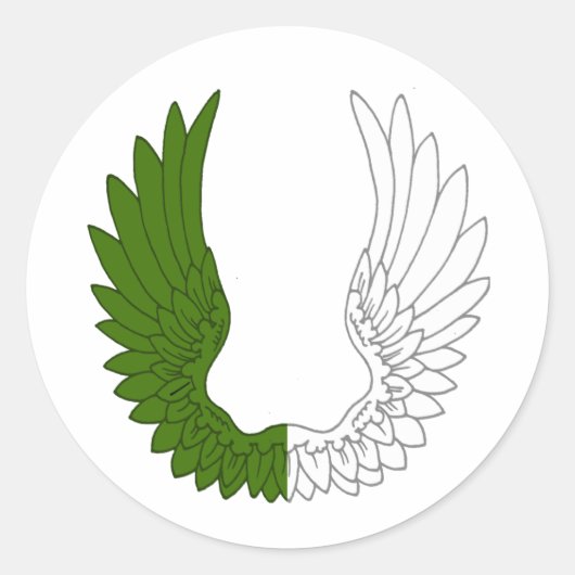 Sticker Rond Baronnie de la pierre sacrée Badge Populace (Devant)