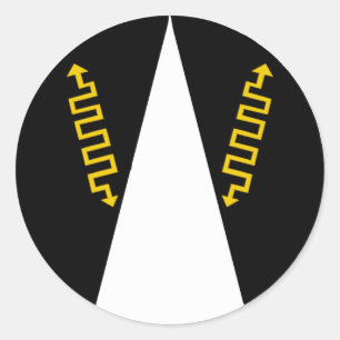 Sticker Rond Barony of Andelcrag Populace Badge