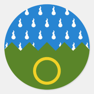 Sticker Rond Barony of Endless Hills Populace Badge