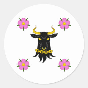 Sticker Rond Barony of Montengarde Populace Badge