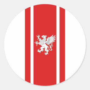 Sticker Rond Barony of Politarchopolis Populace Badge Classic R