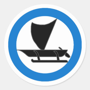 Sticker Rond Barony of Western Seas Populace Badge