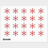 Sticker Rond Barony of Wintermist Badge Populace (Feuille)