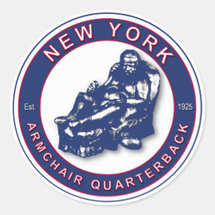 Sticker Rond Barrière de fauteuil - Football New York