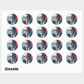 Sticker Rond Barry Goldwater Droite (Feuille)