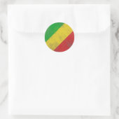 Sticker Rond Bars colorés Rasta (Sac)